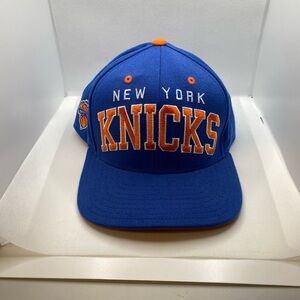 NBA New York Knicks Royal Blue and Orange Fitted Hat